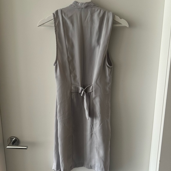 Dynamite Gray Sleeveless Waterfall Vest - Picture 2 of 2